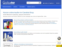 Tablet Screenshot of kerzen-online-kaufen.de
